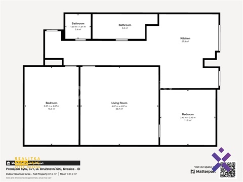 Pronájem bytu 3+1, 95 m² - 26