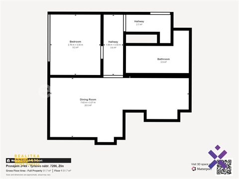 Pronájem bytu 2kk, 52 m² 20