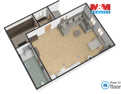 Prodej chaty / chapuly, 41 m² - 16