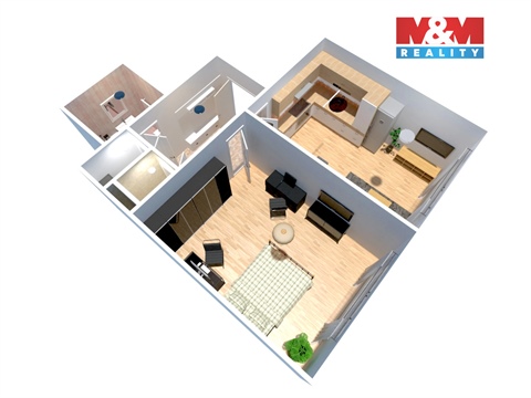 Prodej bytu 2kk, 52 m² 16