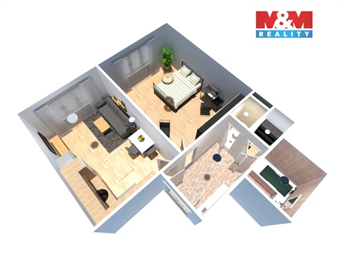 Prodej bytu 2kk, 52 m² - 14