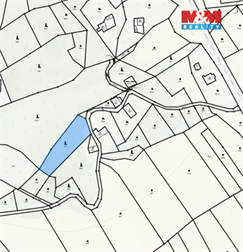 Prodej lesu, 1 939 m² - 2