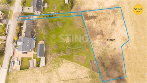 Prodej stavebního pozemku, 2 488 m² 2