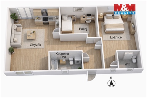 Prodej mobilheimu, 40 m² - 6
