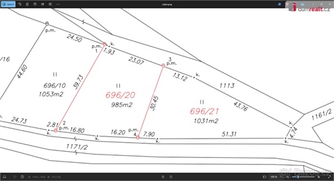 Prodej stavebního pozemku, 985 m² 4
