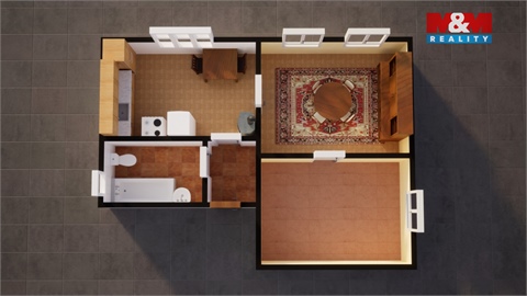 Prodej bytu 2+1, 51 m² 10