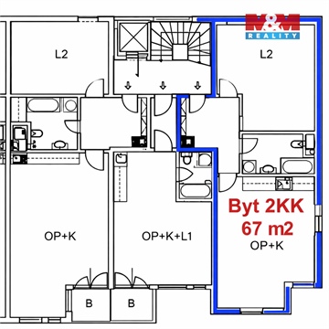 Prodej bytu 2kk, 67 m² - 4