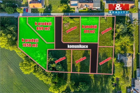 Prodej stavebního pozemku, 811 m² - 2
