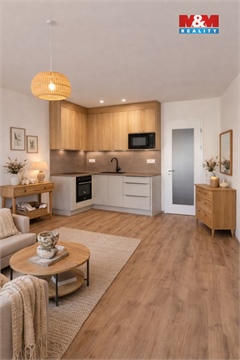 Pronájem bytu 1kk, 34 m² - 0