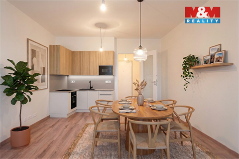 Pronájem bytu 1kk, 34 m² - 0