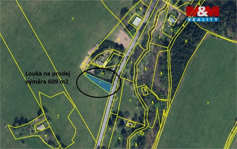 Prodej louky, 609 m² - 2