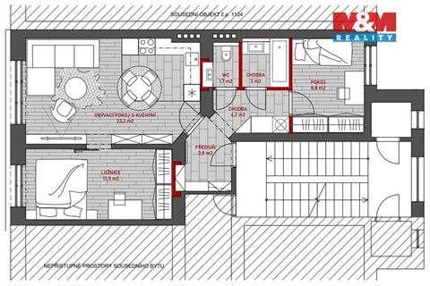 Prodej bytu 3kk, 72 m² - 8
