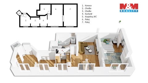 Prodej bytu 2kk, 68 m² - 12