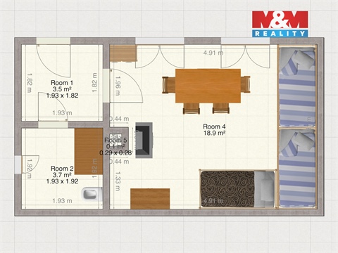 Prodej chaty / chapuly, 35 m² 20