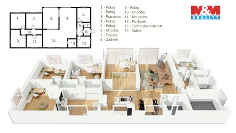 Prodej rodinného domu, 152 m² 12