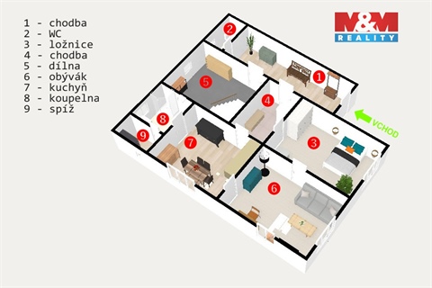 Prodej rodinného domu, 95 m² 8