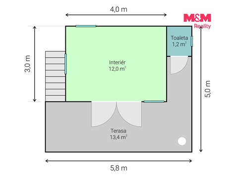 Prodej chaty / chapuly, 30 m² - 14
