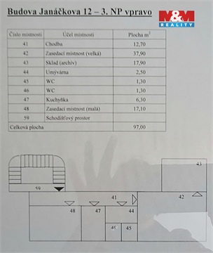Pronájem kanceláře, 97 m² 4