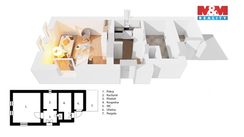 Prodej chaty / chapuly, 95 m² - 6
