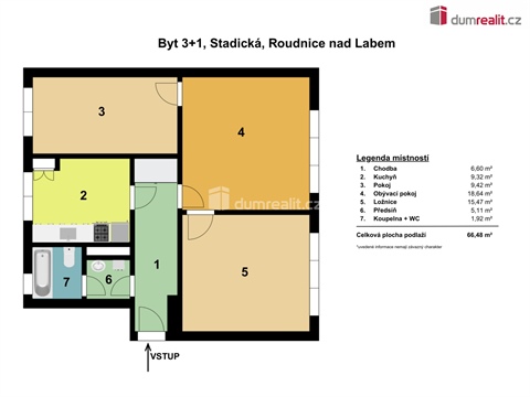 Prodej bytu 3+1, 66 m² 8