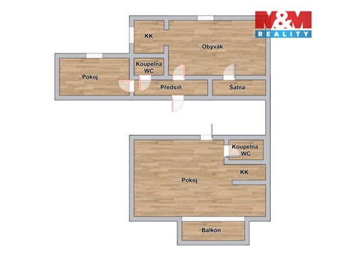 Prodej bytu 3+1, 80 m² 2
