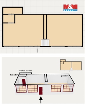 Prodej obchodních prostor, 154 m² 6