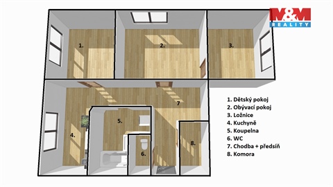Prodej bytu 3+1, 65 m² 6
