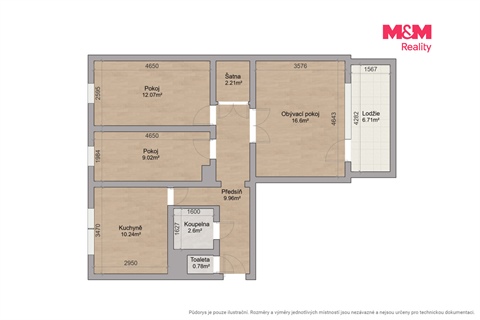 Prodej bytu 3+1, 63 m² - 14
