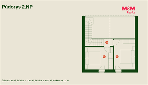 Prodej chaty / chapuly, 71 m² - 12