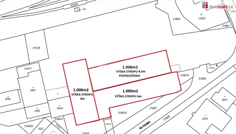 Pronájem skladu / haly, 3 000 m² - 6