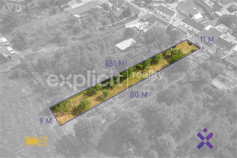 Prodej stavebního pozemku, 861 m² - 0