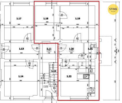 Pronájem bytu 2+1, 51 m² - 8