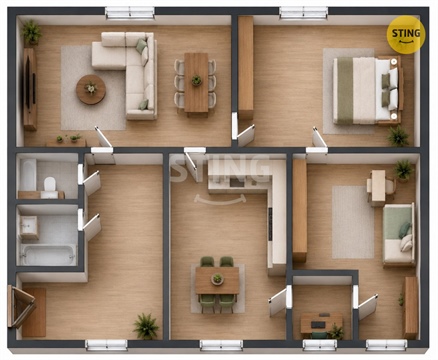 Prodej bytu 3+1, 82 m² - 0