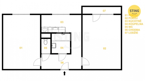 Prodej bytu 2+1, 58 m² - 18