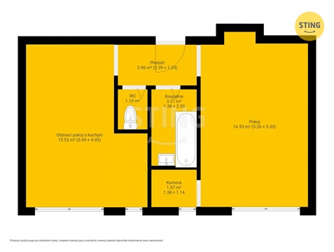 Prodej bytu 2+1, 41 m² 10