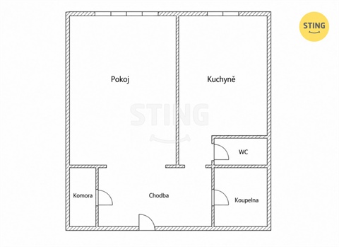 Prodej bytu 1+1, 39 m² 12
