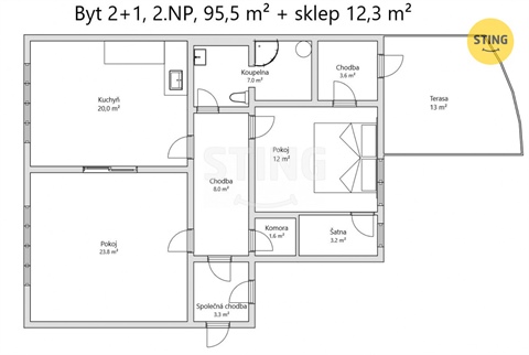 Prodej bytu 3kk, 81 m² 24