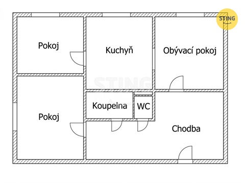 Pronájem bytu 3+1, 95 m² 6