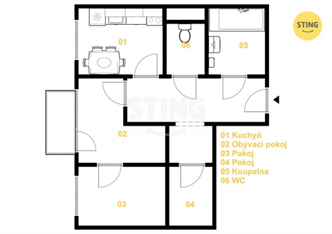 Prodej bytu 3+1, 78 m² - 16