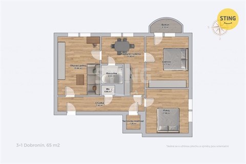 Prodej bytu 3+1, 65 m² 20
