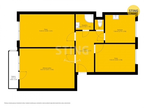 Prodej bytu 3+1, 64 m² - 10