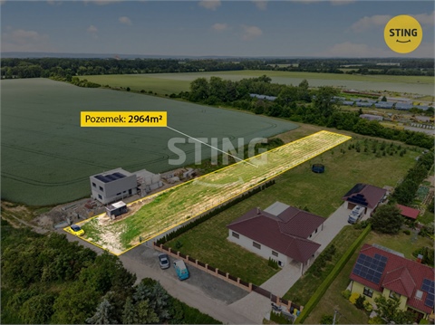 Prodej stavebního pozemku, 2 964 m² 0
