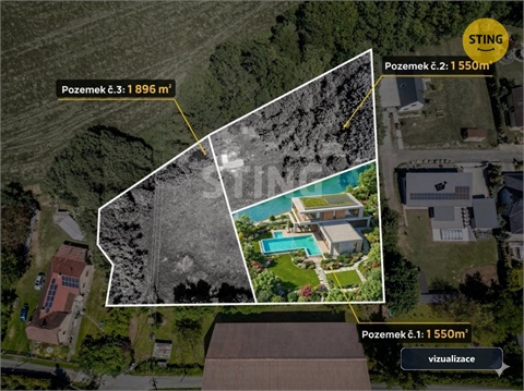 Prodej stavebního pozemku, 1 550 m² 0