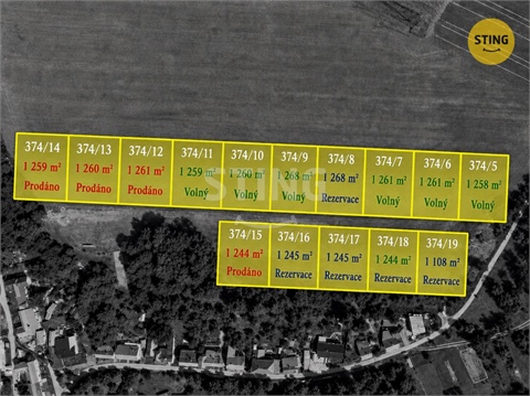 Prodej stavebního pozemku, 1 108 m² - 0