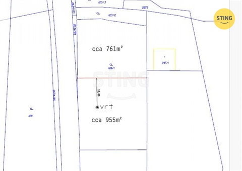 Prodej stavebního pozemku, 955 m² - 4