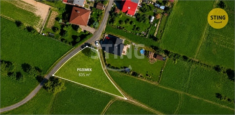 Prodej stavebního pozemku, 835 m² 2