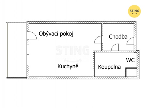 Prodej bytu 1kk, 25 m² 14