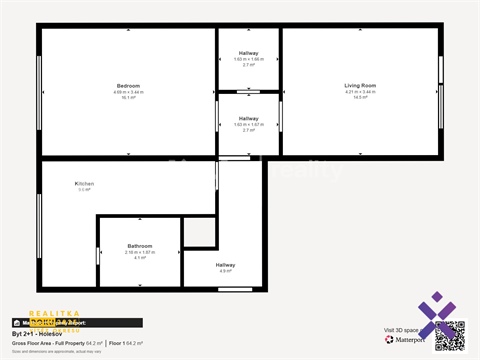 Pronájem bytu 2+1, 55 m² - 10