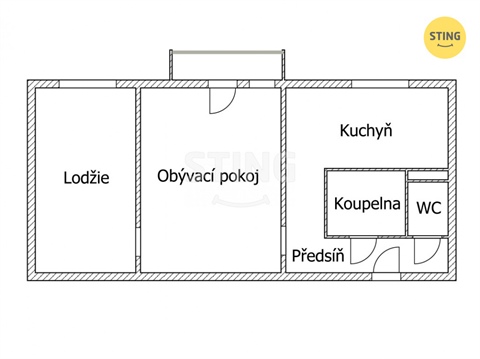 Pronájem bytu 2+1, 60 m² - 24