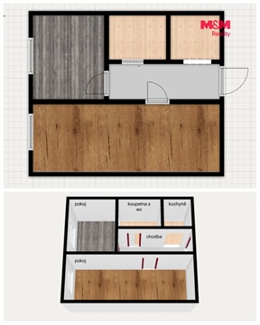 Prodej bytu 2kk, 39 m² 8